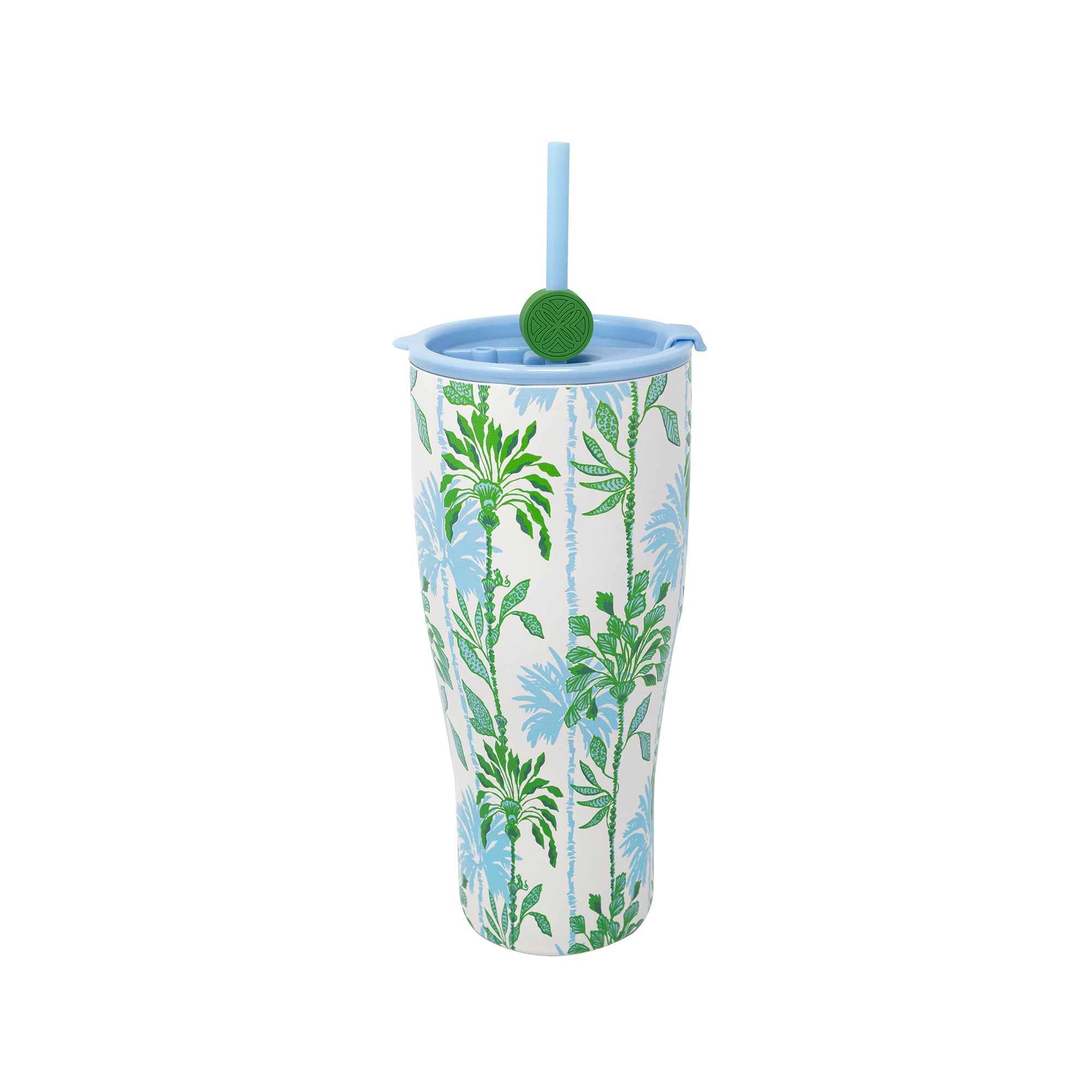 Stainless Steel Tumbler with Straw, Swayin in the