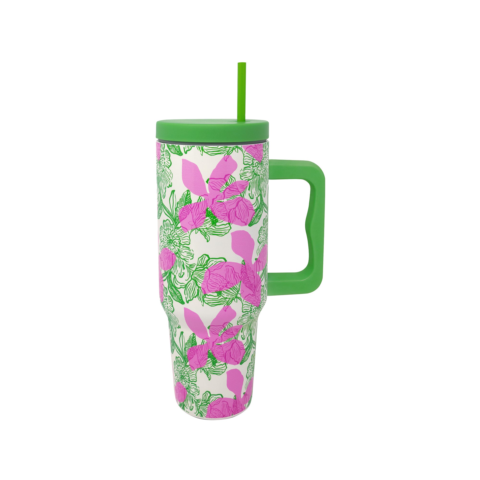 Stainless Steel 40 oz. Tumbler, Sunset Shadows Hom
