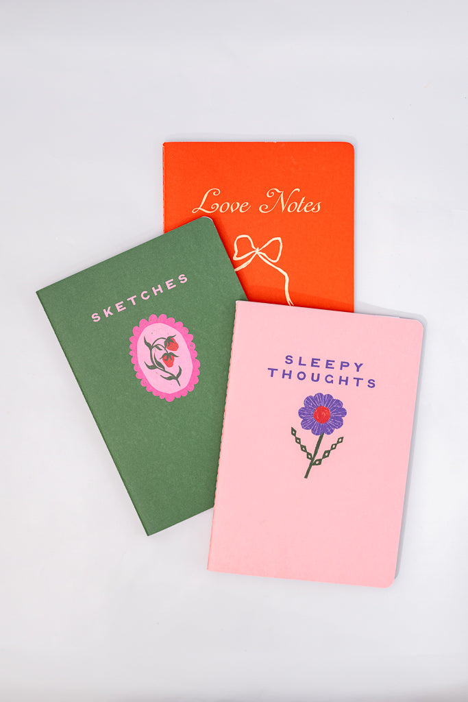 Rough Draft Notebook Set, Love Notes