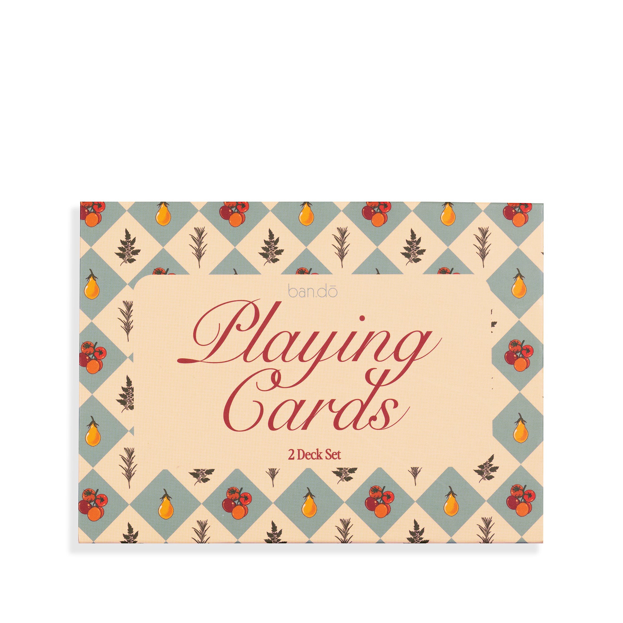 Game Night! Double Deck Playing Cards, Garden