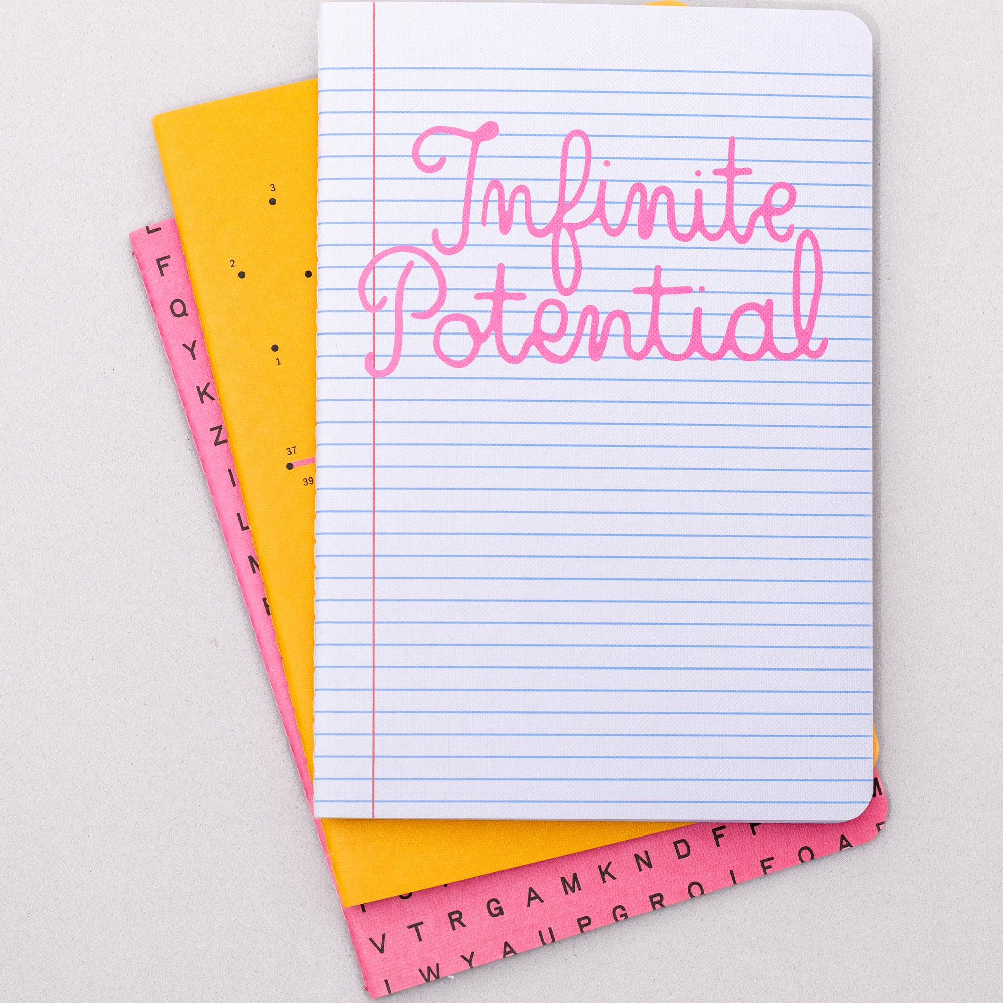 Rough Draft Notebook Set, Inifinite Potiential