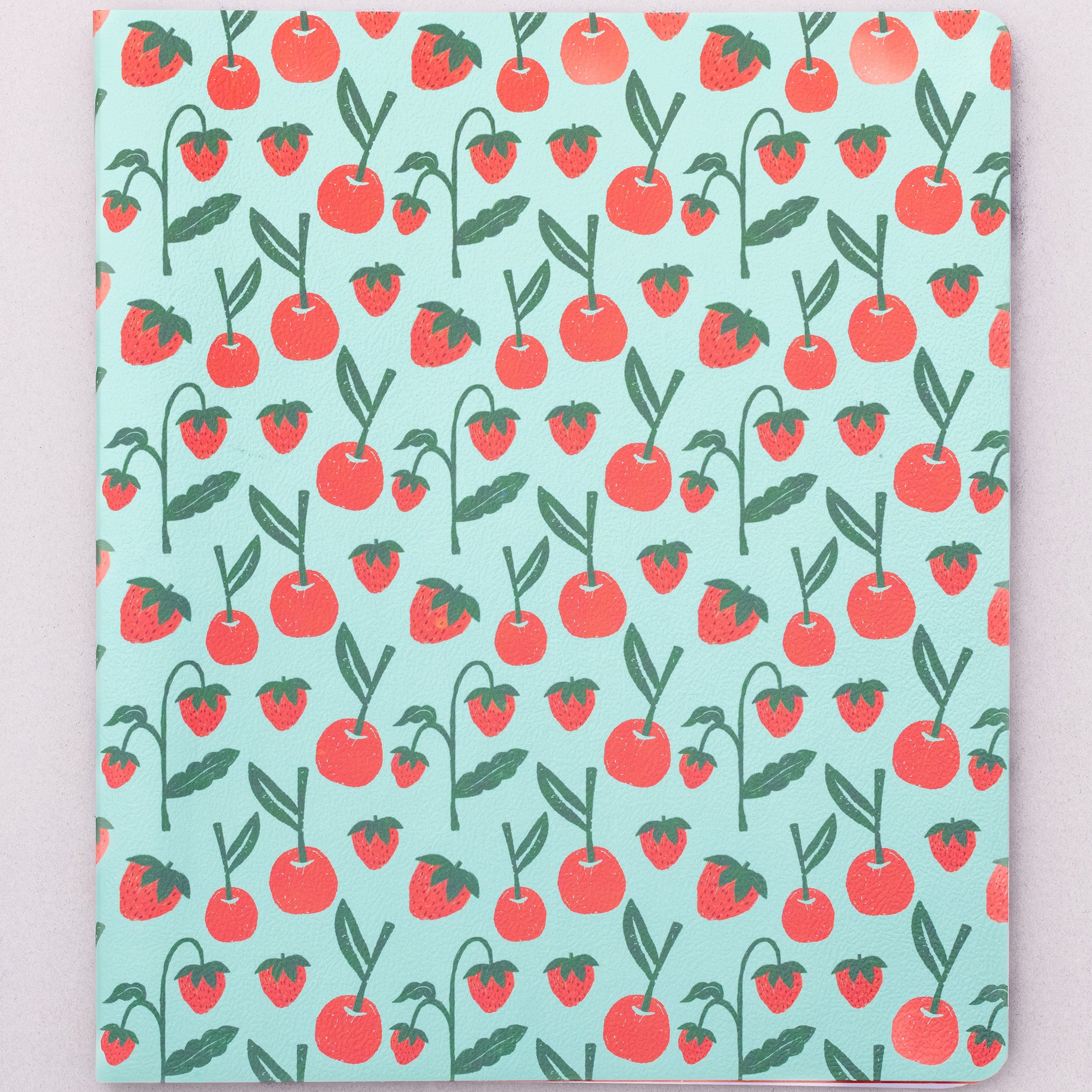 Weekly Undated Planner, Teal Strawberries