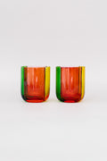 Low Ball Glasses, Colorblock