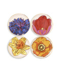 Ceramic Coaster Set, Meadow Bouquet Seedpearl