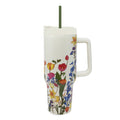 Stainless Steel 40 oz. Tumbler, Meadow Bouquet See