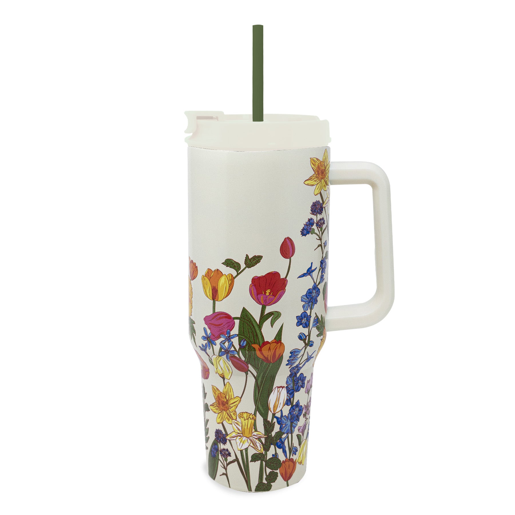Stainless Steel 40 oz. Tumbler, Meadow Bouquet See