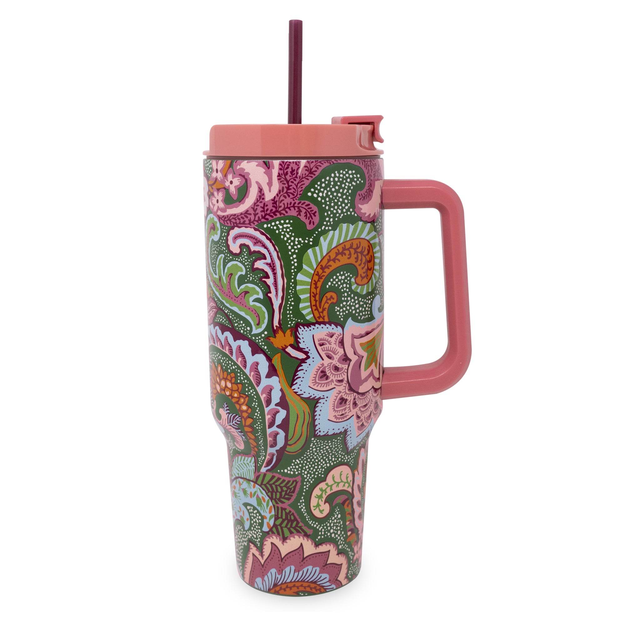 Stainless Steel 40 oz. Tumbler, Rachel Ditsy Patch