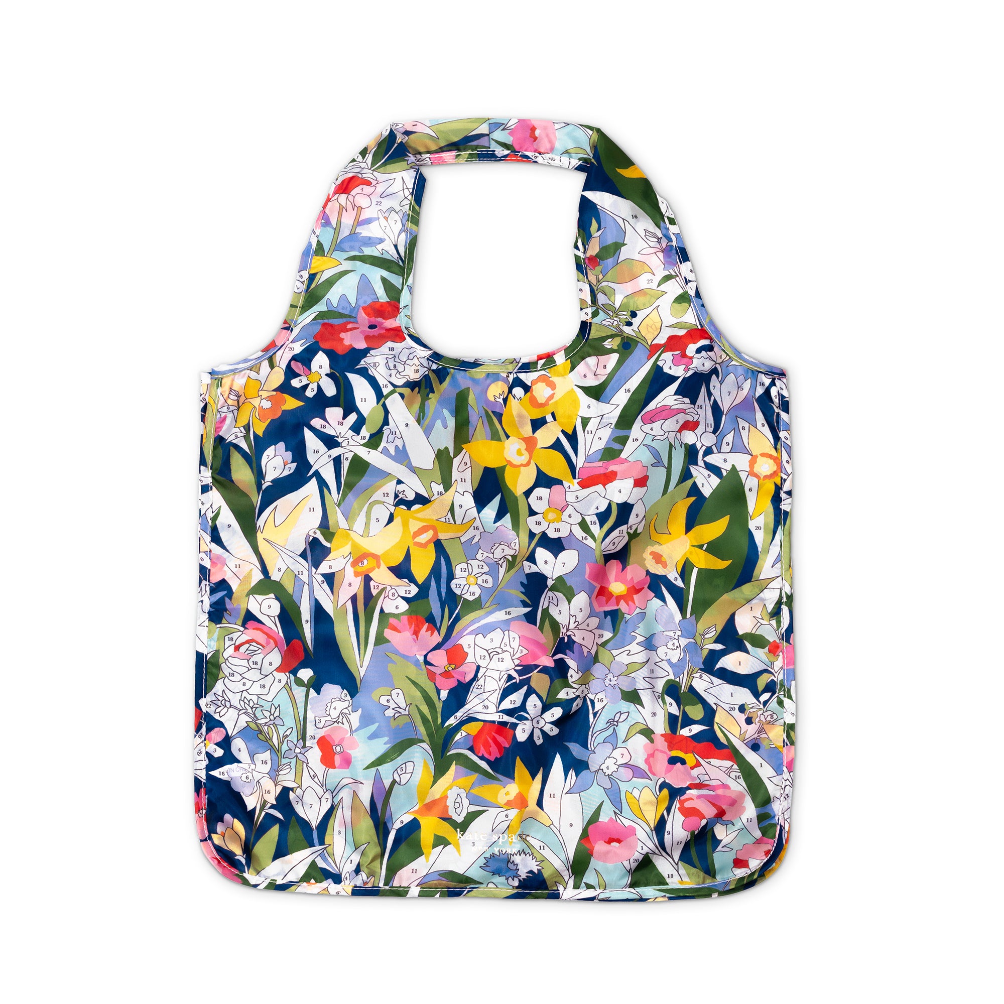 Reusable Shopping Tote, Paint by Numbers