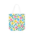 Canvas Book Tote, Painterly Bouquet