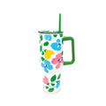 Stainless Steel 40 oz. Tumbler, Painterly Bouquet