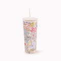 Stainless Steel Tumbler with Straw, Chagall