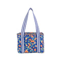 Cooler Bag, Floral Deep Ultramarine
