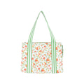 Insulated Market Tote, Floral Cloud Dancer
