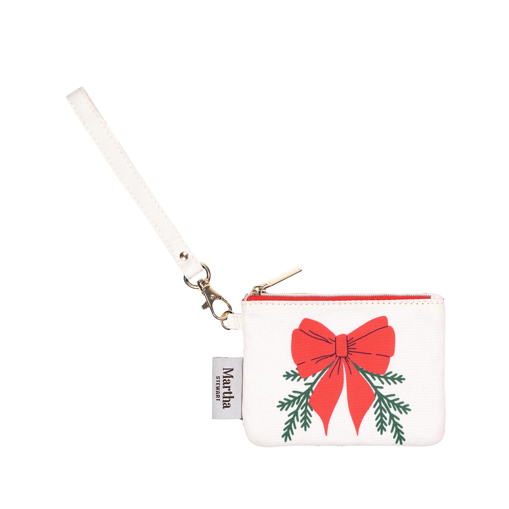 Zip ID Case, Holiday Bow