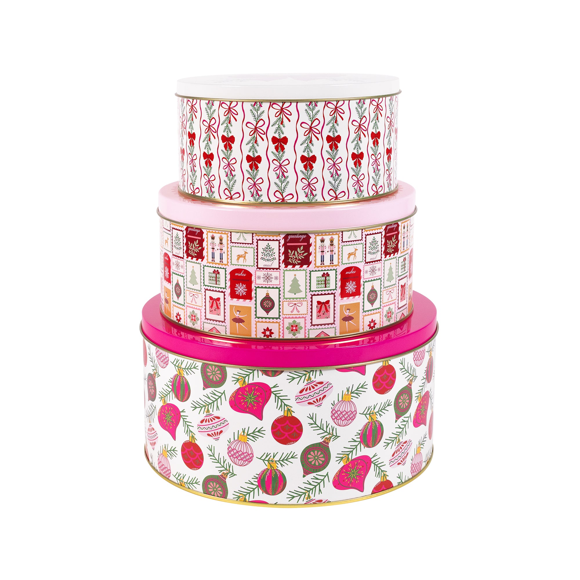 Cookie Tin Set, Assorted