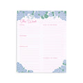 Planner Pad, Hydrangea