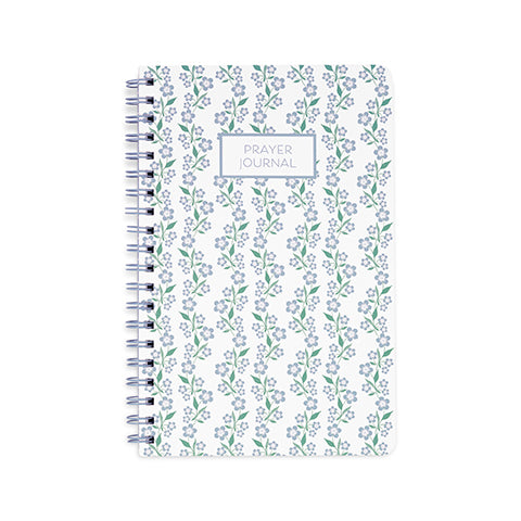 Prayer Journal, Blue Floral