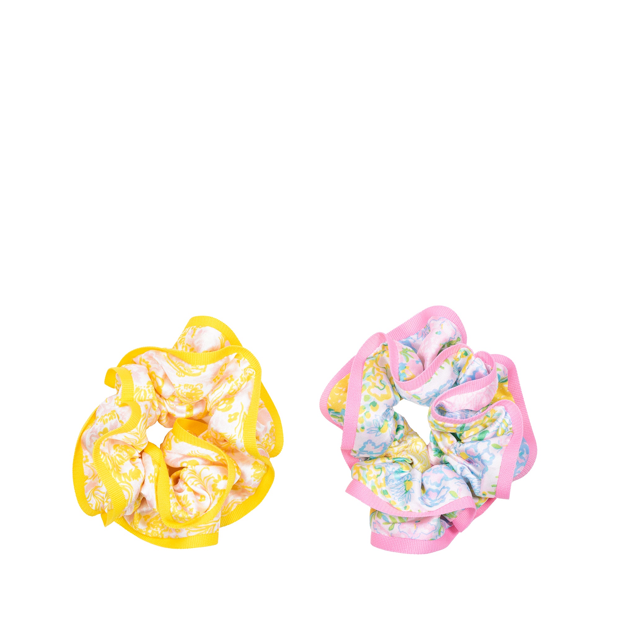 Layered Ruffle Scrunchie Set, Royal Zoo/Lilly Gard