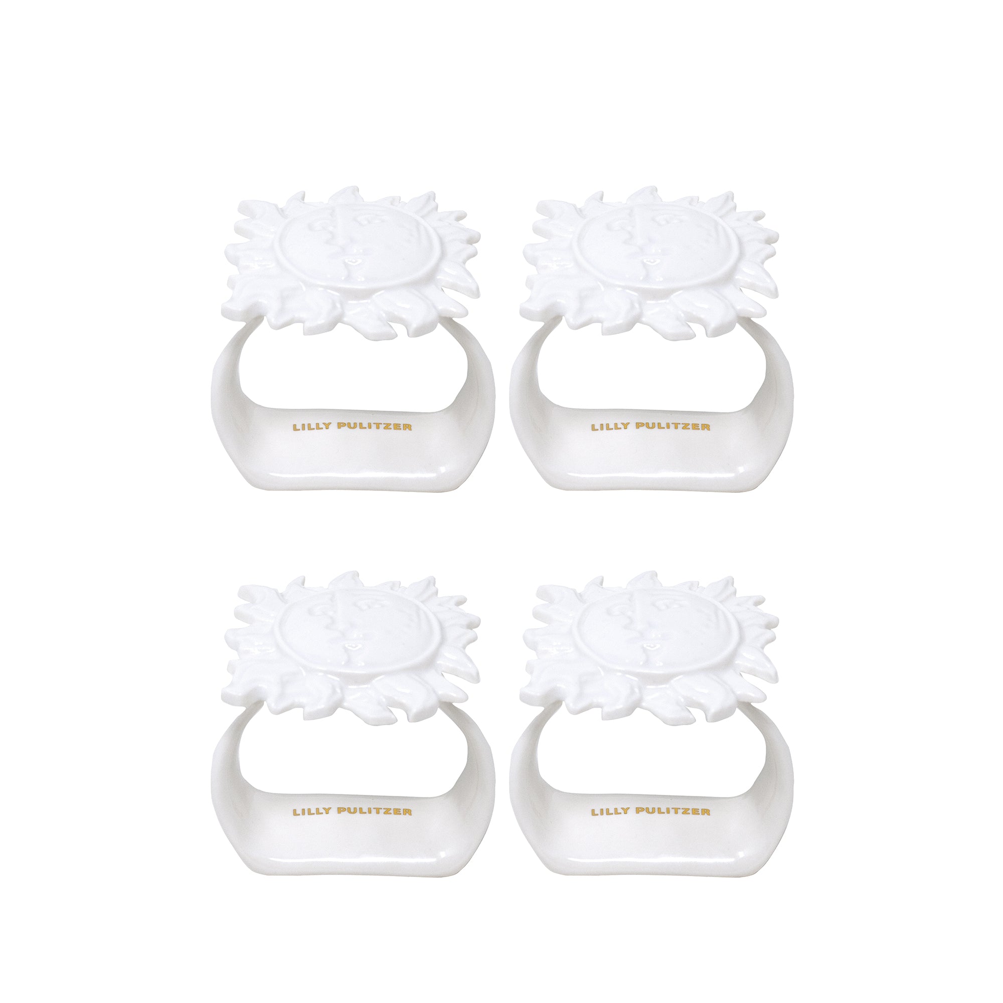 Napkin Ring Set, Sun Tiles Home