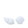 Ceramic Salt and Pepper Shakers, Resort White