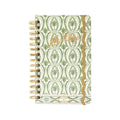 Medium 12 Month Agenda, Textured Palm Stripe