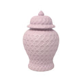 Small Ginger Jar, Debossed Caning