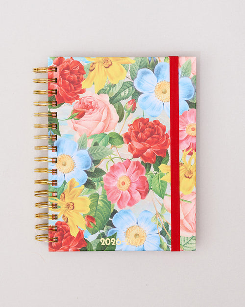 17 Month Medium Planner, Oil Paint Floral