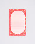 Rough Draft Large Notepad, Folk Floral