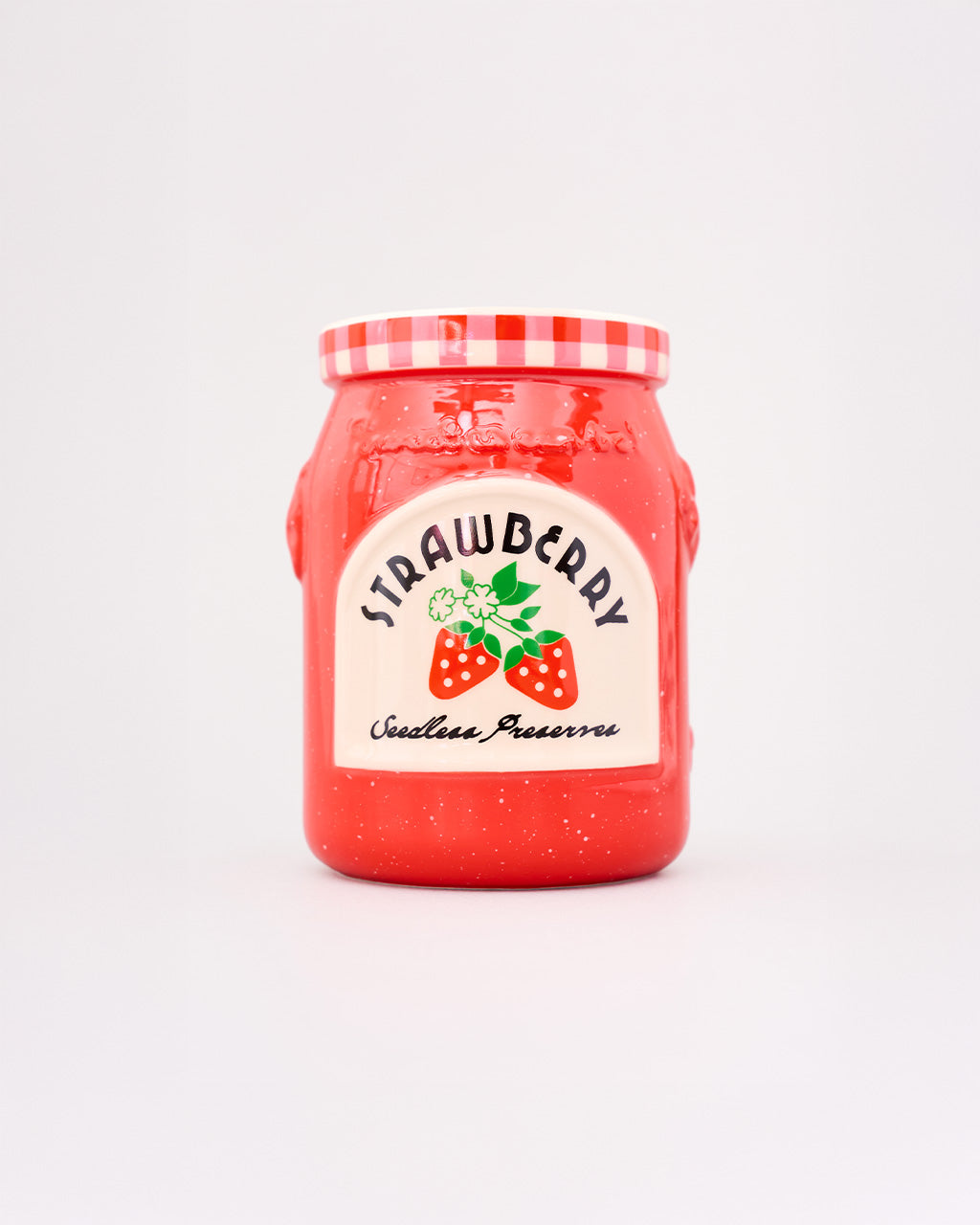 Ceramic Pencil Cup, Strawberry Jam