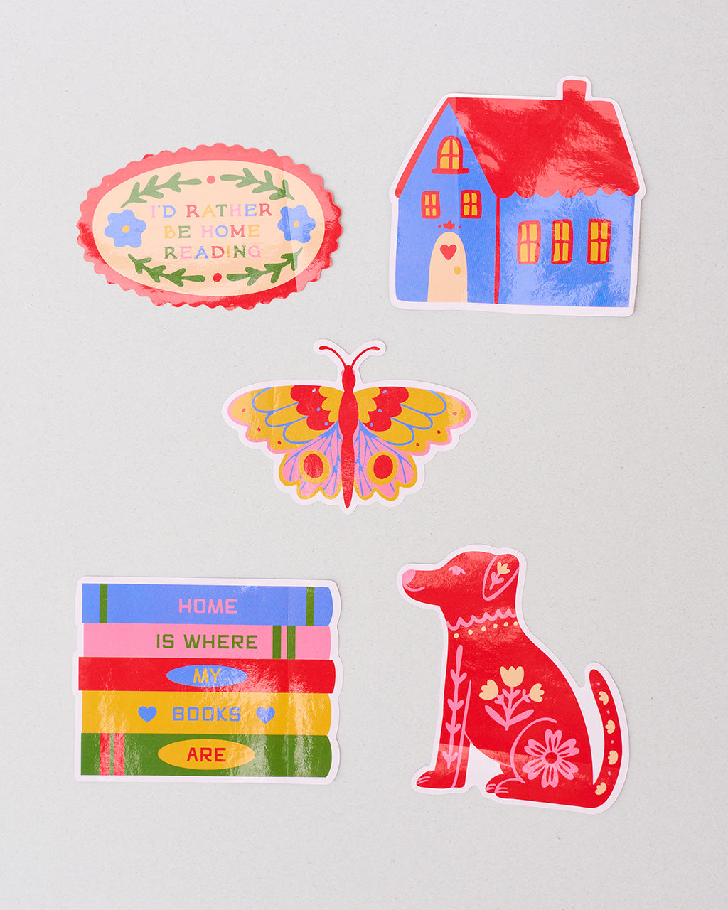 Stick with It! Big Vinyl Stickers, I'd Rather Be H