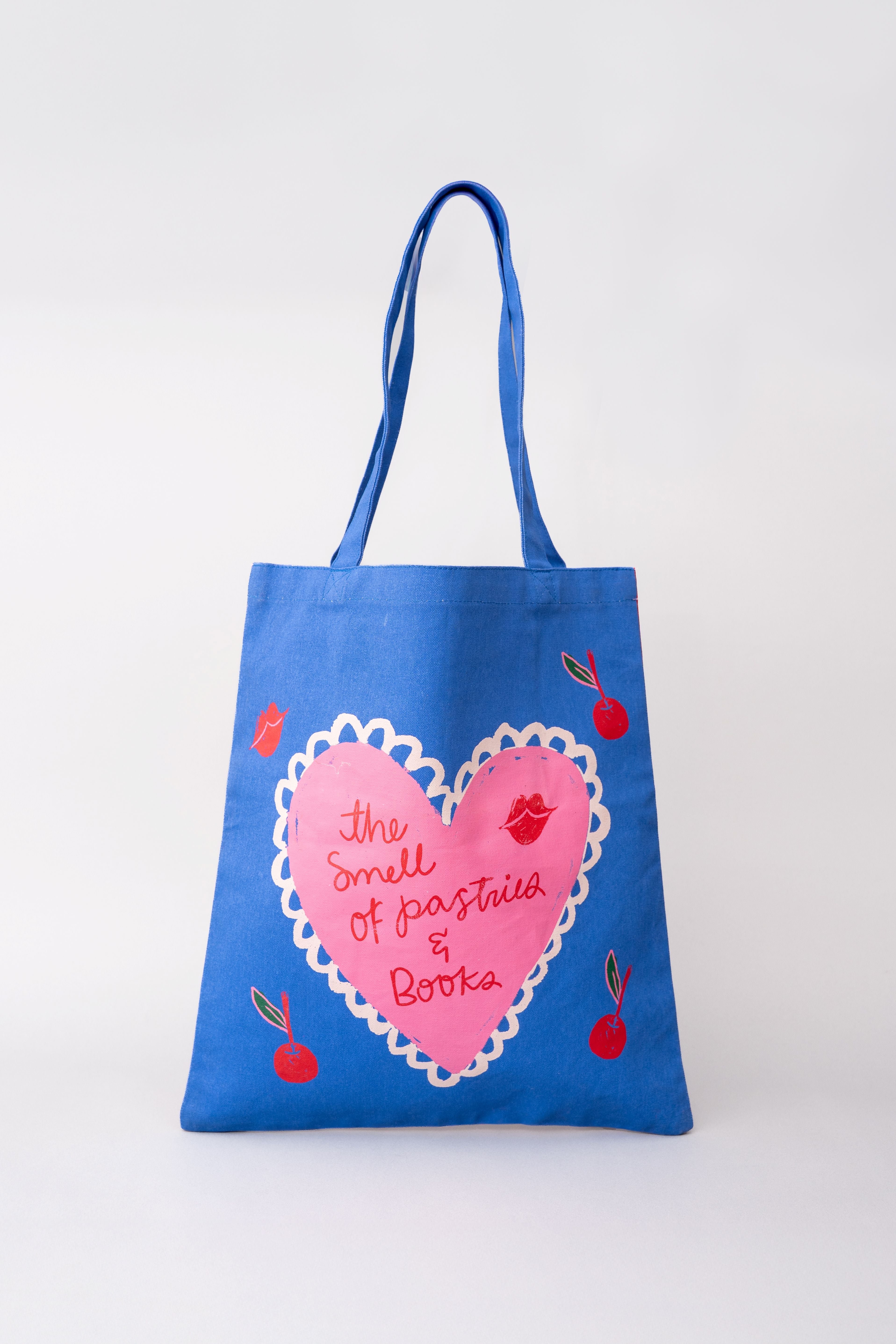 Canvas Tote, Pastries and Books