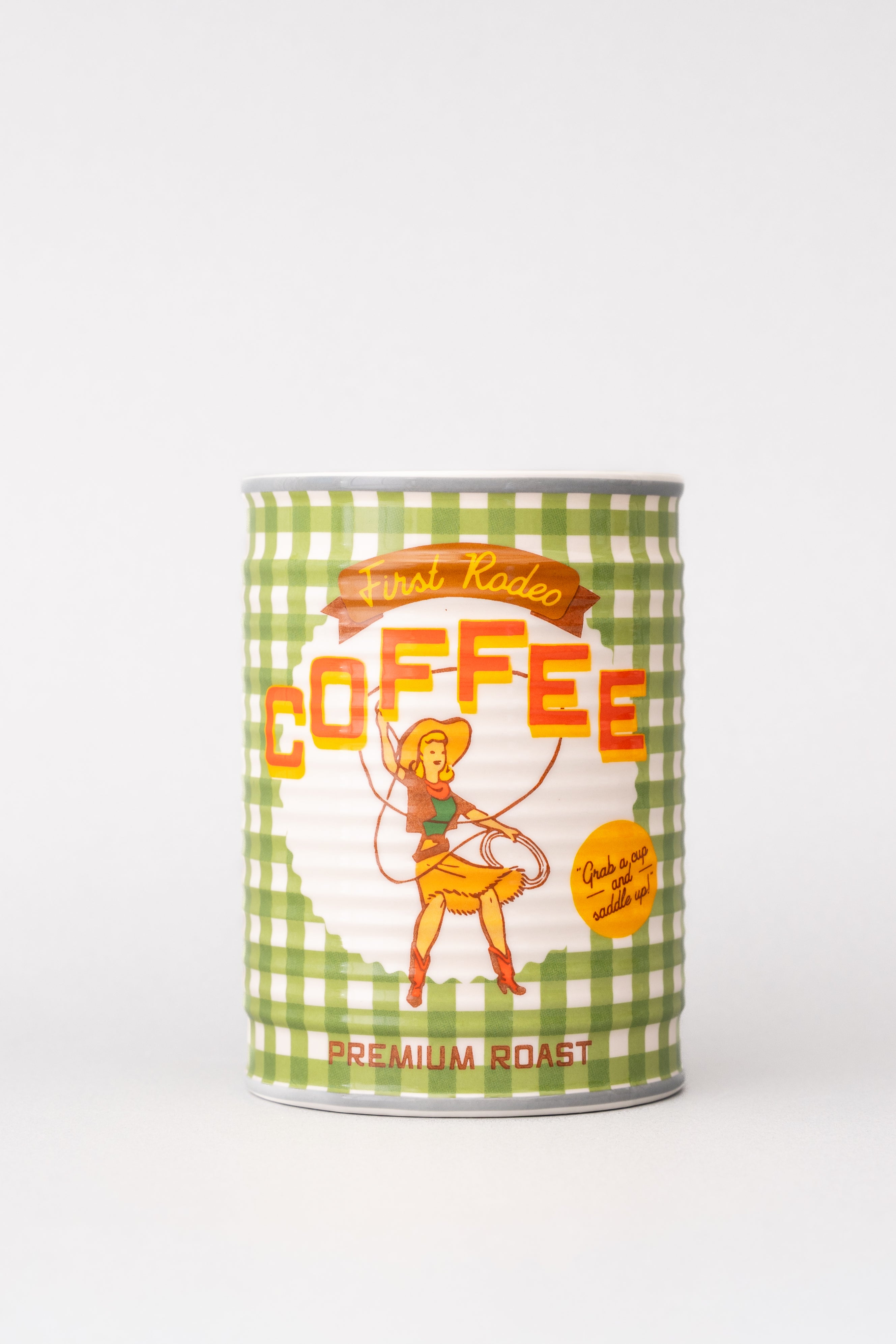 Ceramic Planter, Coffee Can