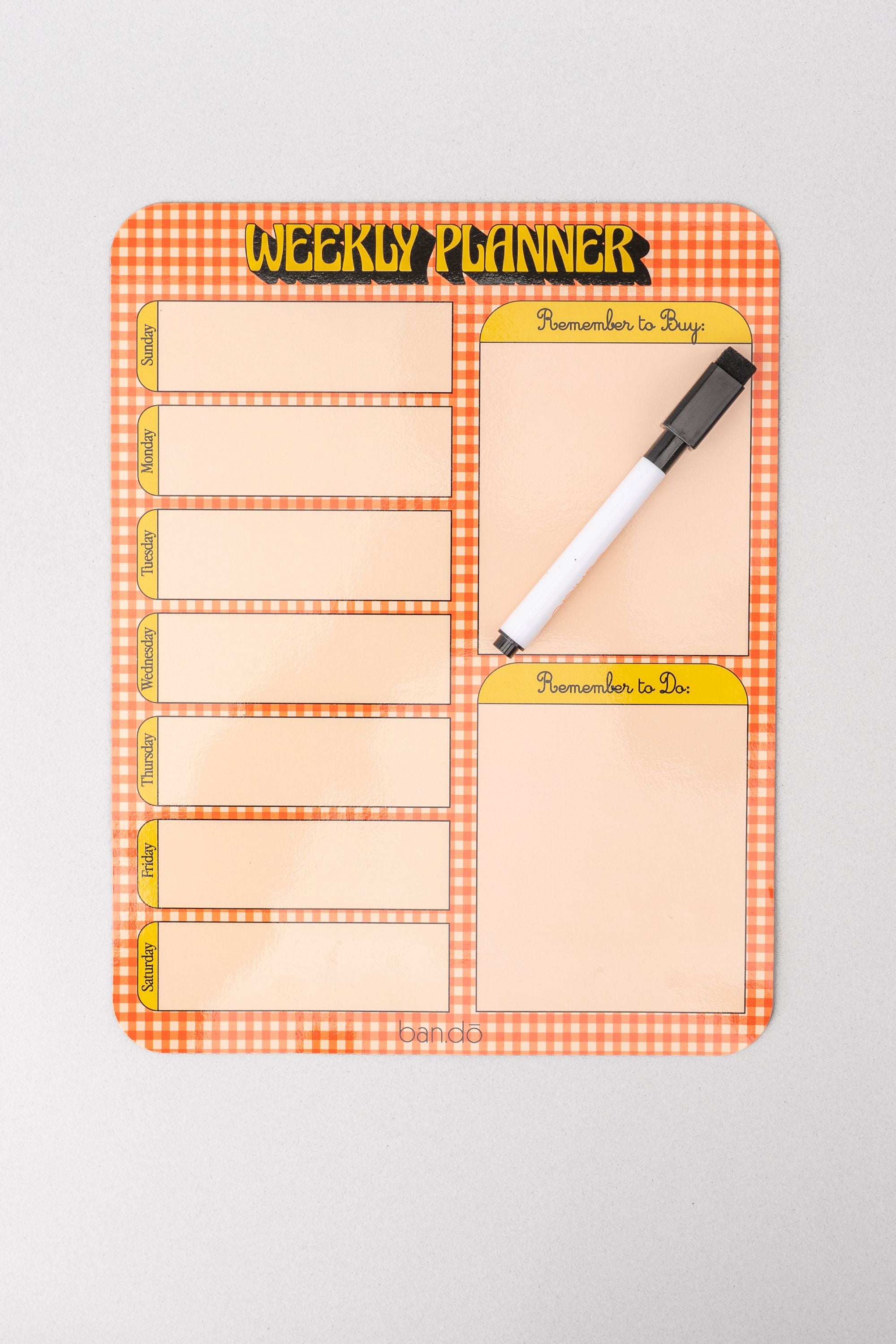Dry Erase Task Manager