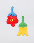 Novelty Luggage Tag Set, Flowers