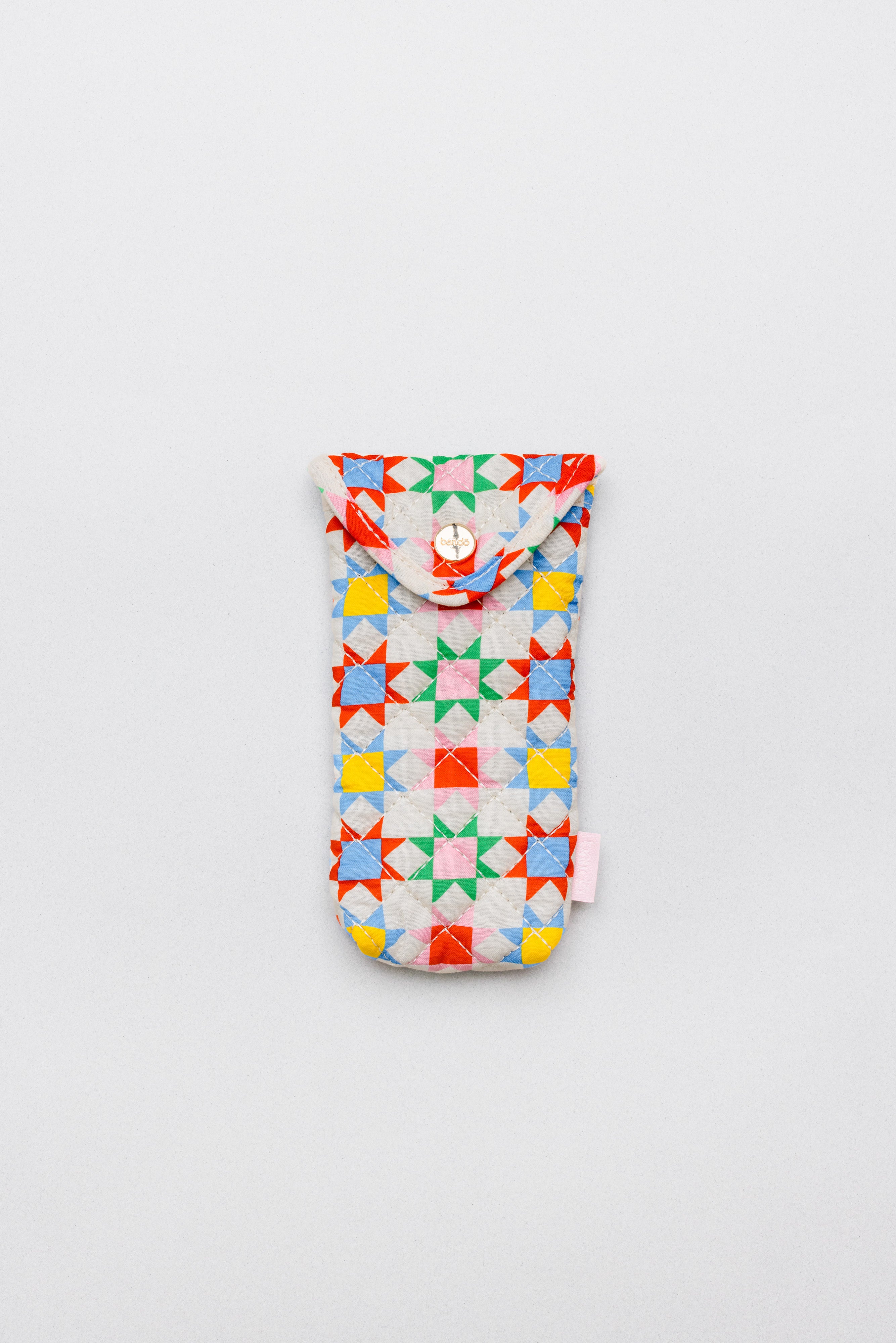 Sunglass Case - Quilted Blocks