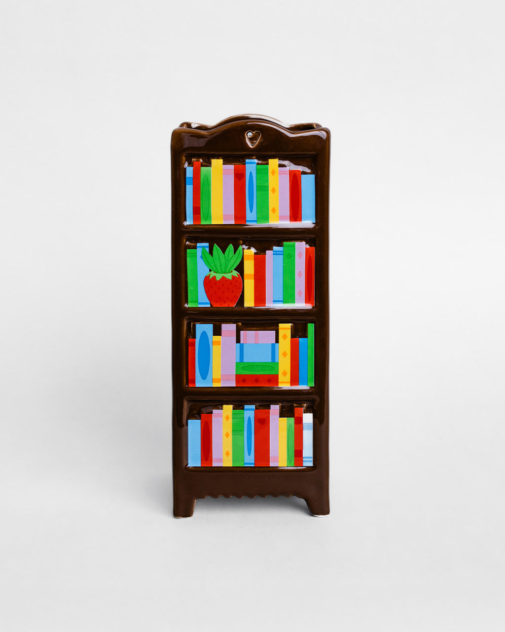 Ceramic Vase, Bookshelf