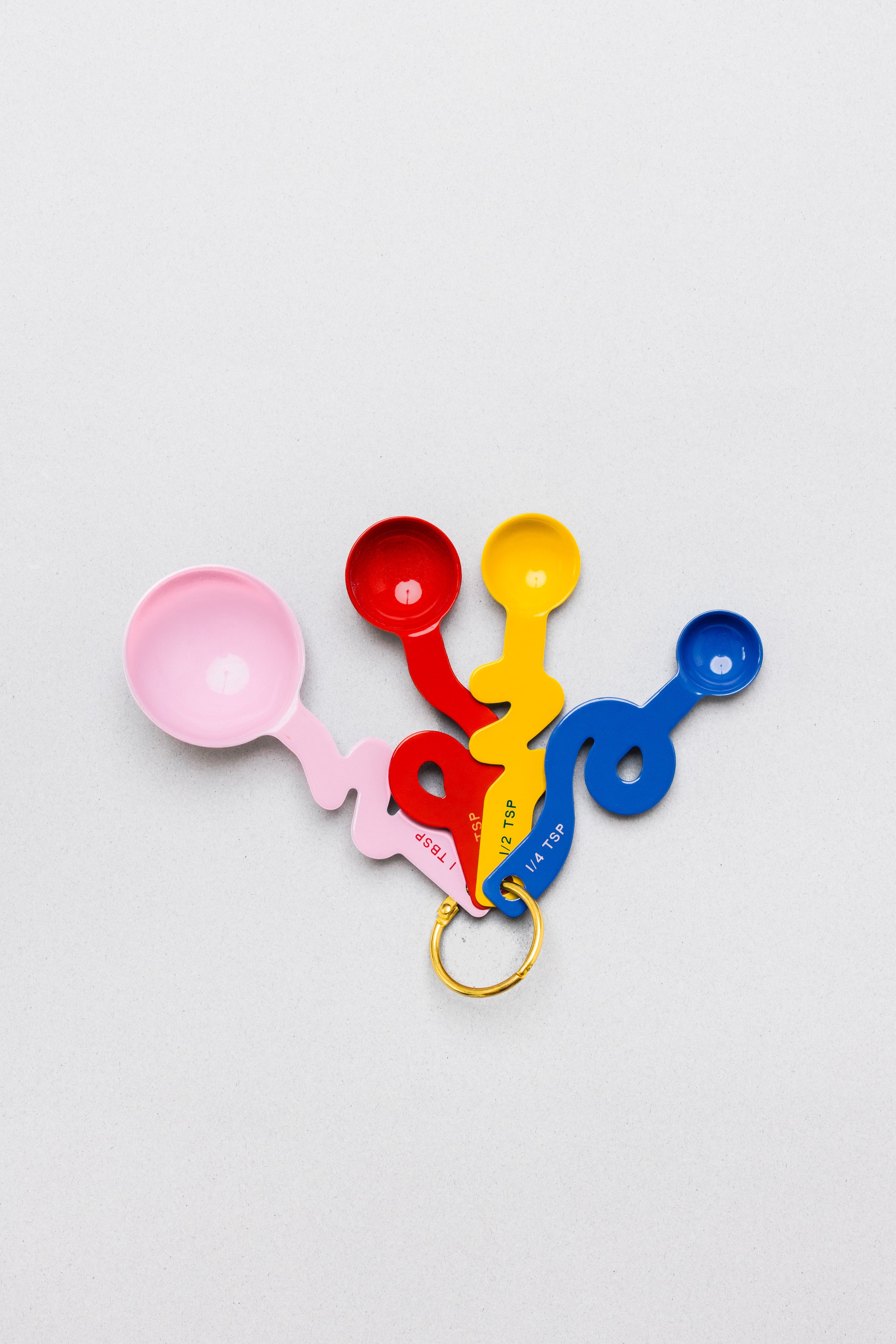 Measuring Spoon Set of 4 (Stainless) - Colorblock