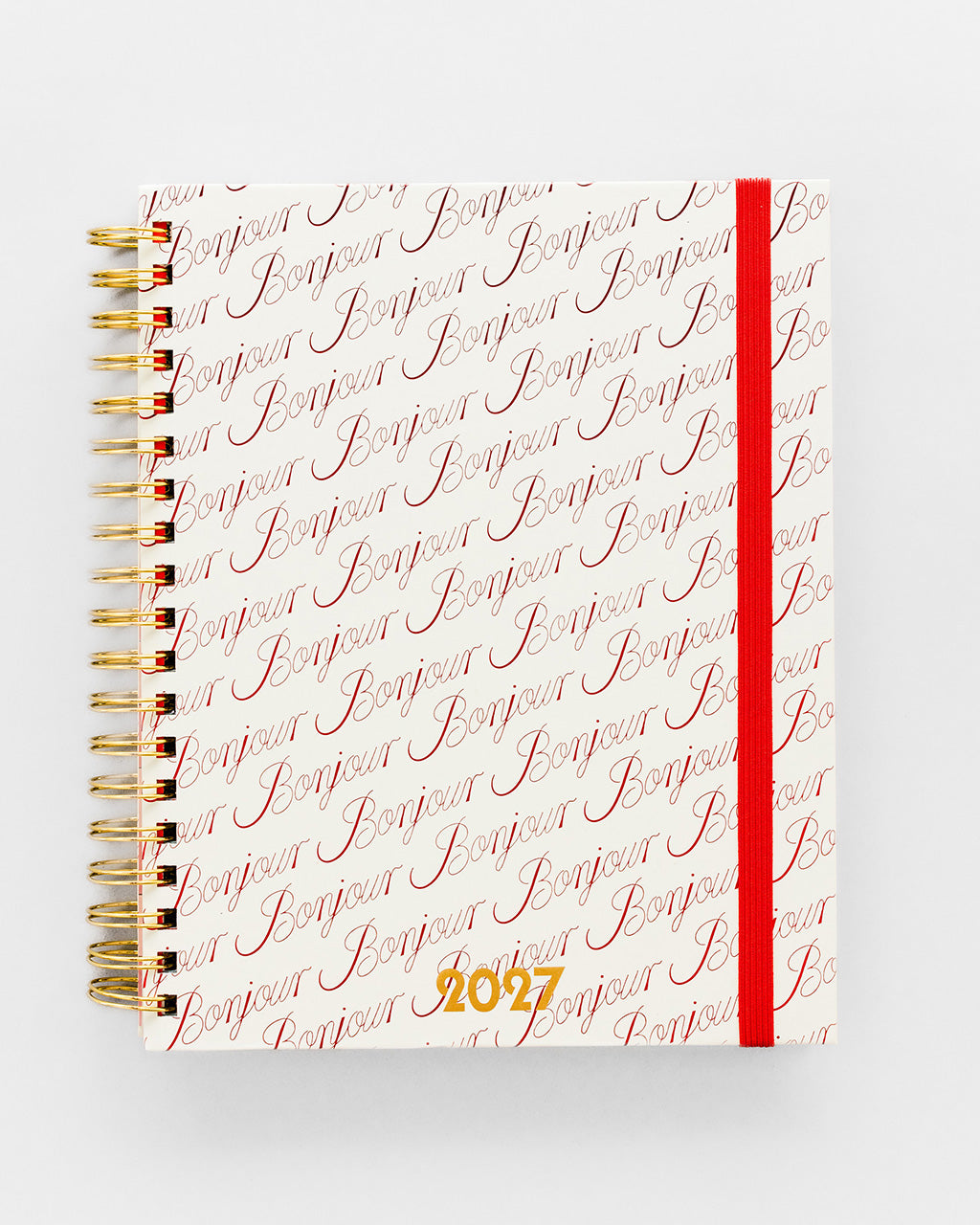 12 Month Large Planner - Bonjour Ivory