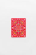 12 Month - Monthly Planner - Red Scandinavian Flor