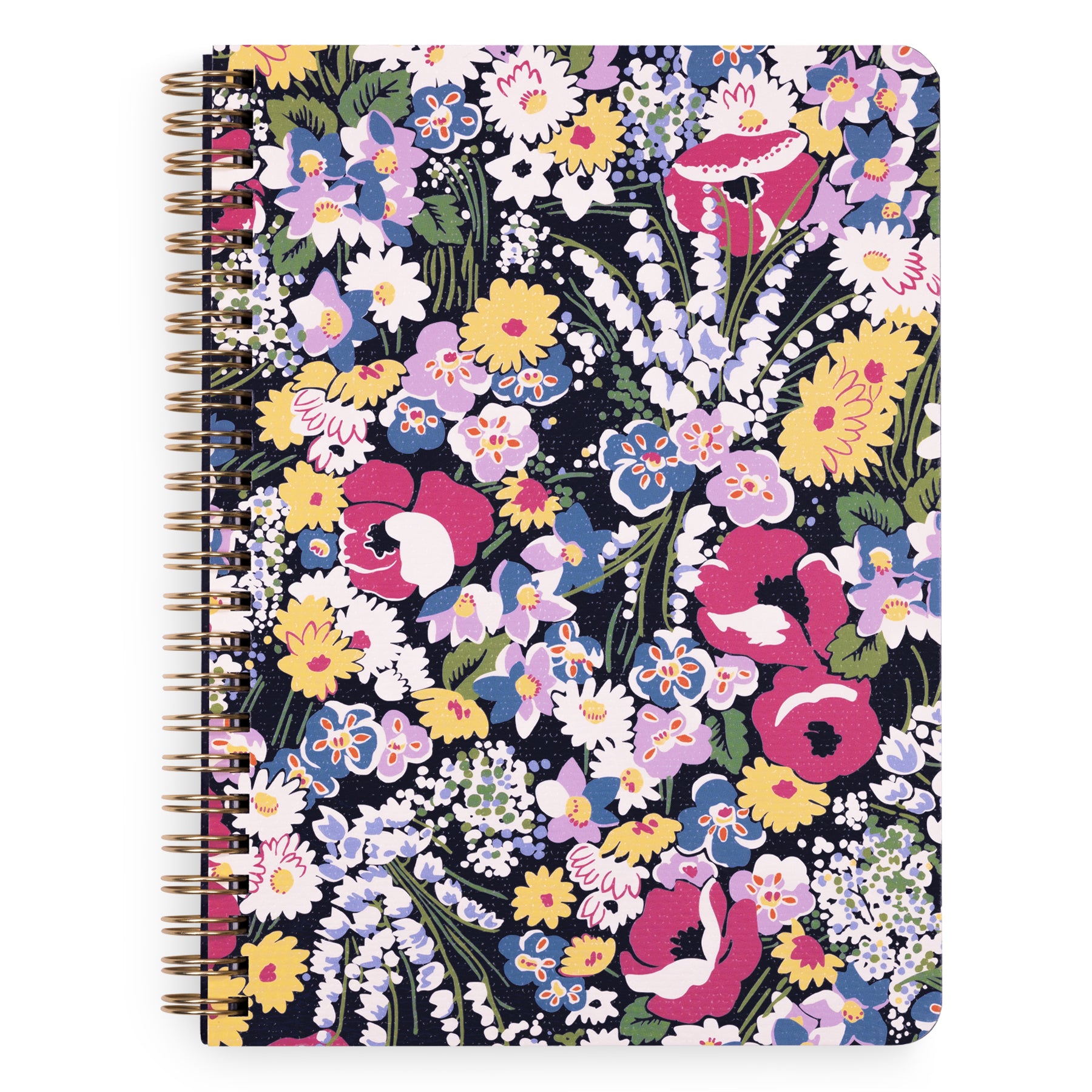 Small Spiral Notebook, Poppy Fields