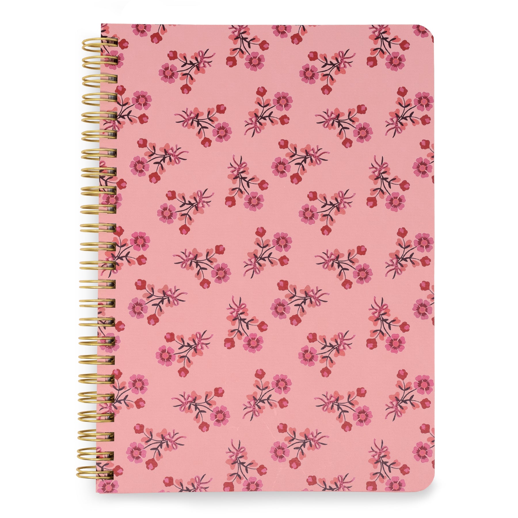 Small Spiral Notebook, Melissa Ditsy Pink