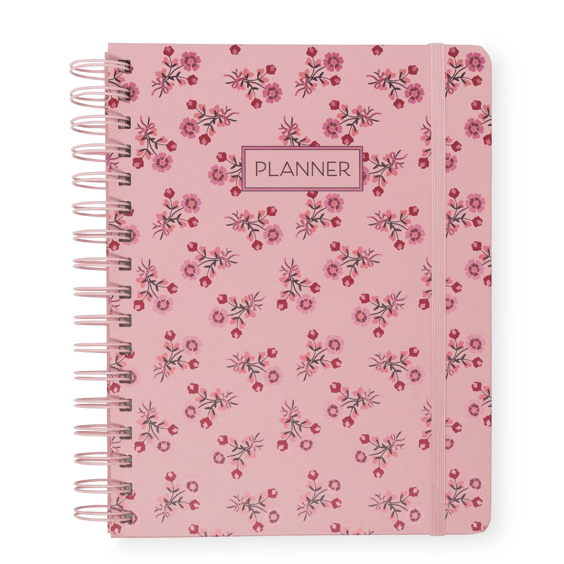 Large Undated Planner, Melissa Ditsy Pink
