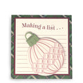 List Pad Set, Chelsea Green Plaid