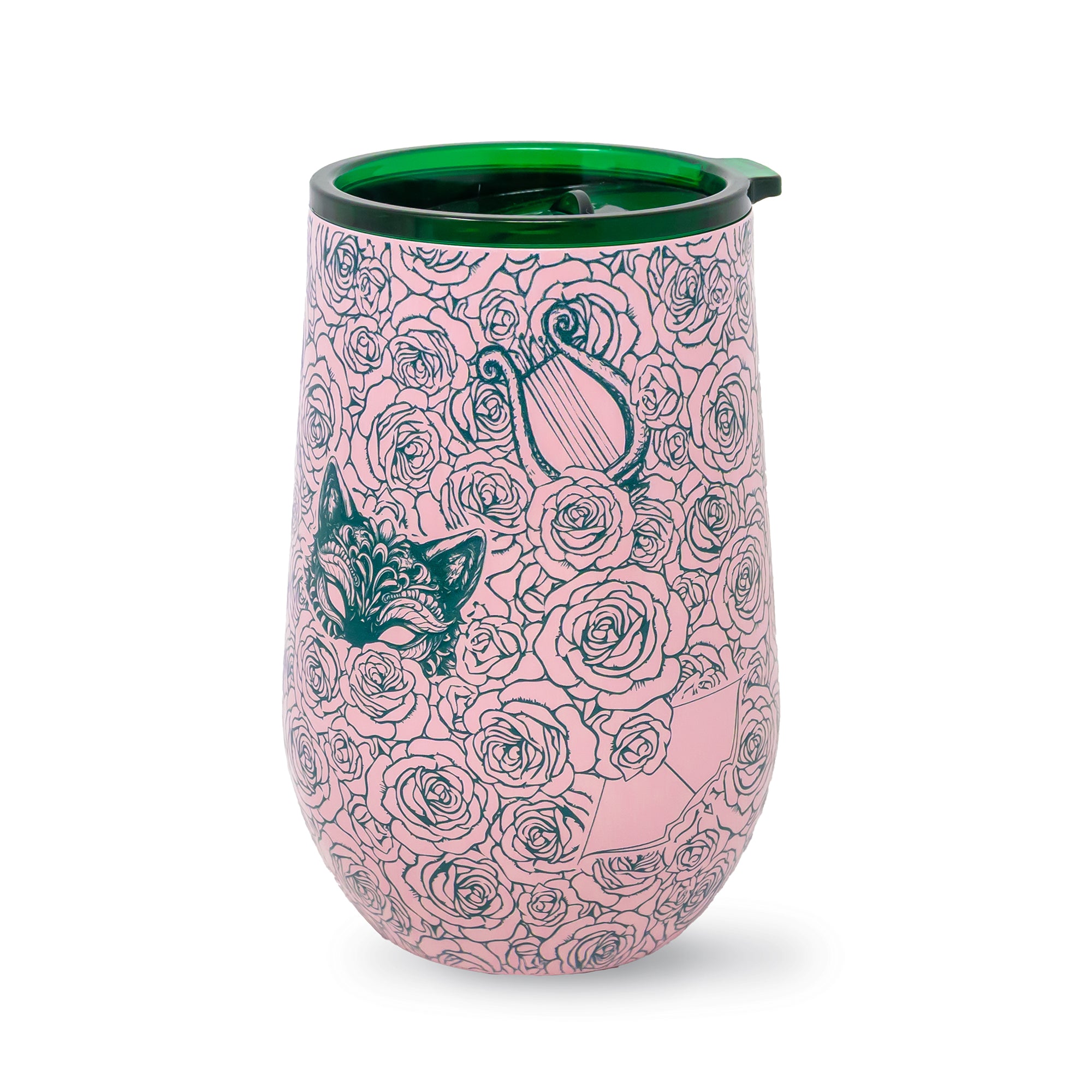 Stainless Steel Wine Tumbler, Spring Court