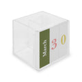 Perpetual Calendar Acrylic Holder, Colorblock