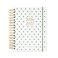 17 Month Large Planner, Green Dot