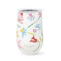 Stainless Steel Wine Tumbler, Joyful Garden