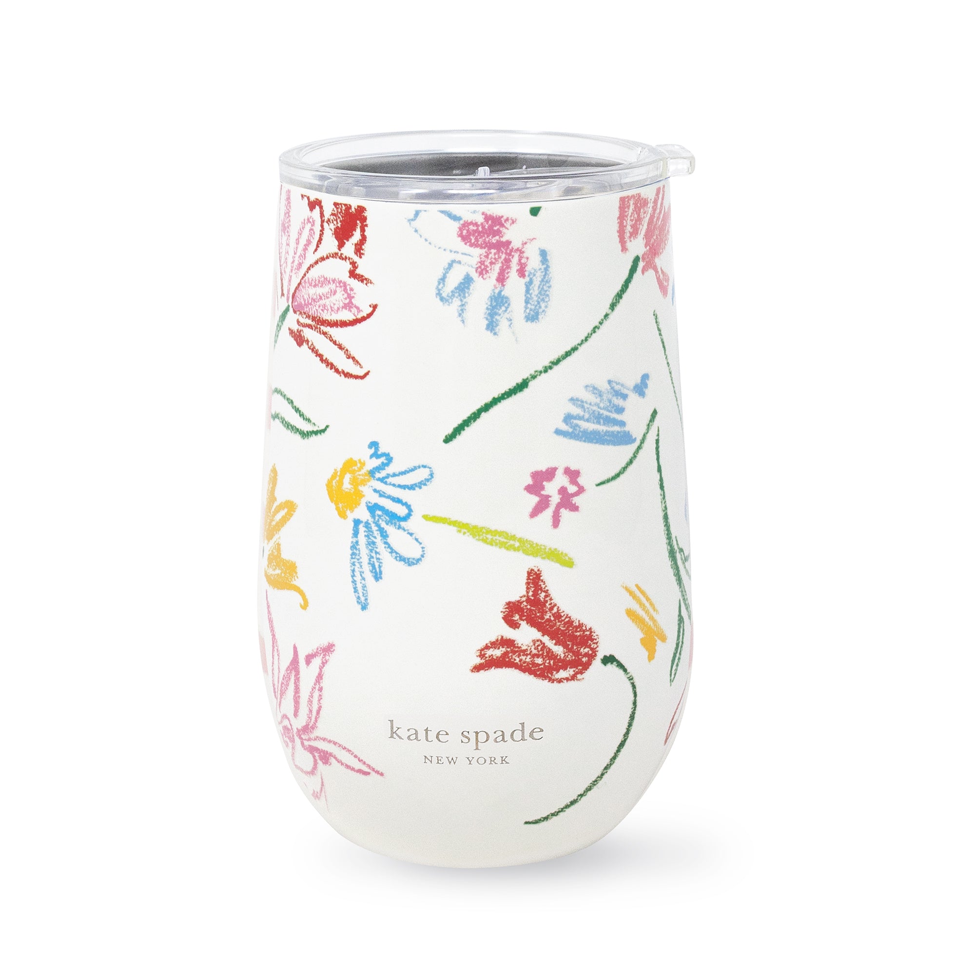 Stainless Steel Wine Tumbler, Joyful Garden