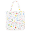 Canvas Book Tote, Joyful Garden