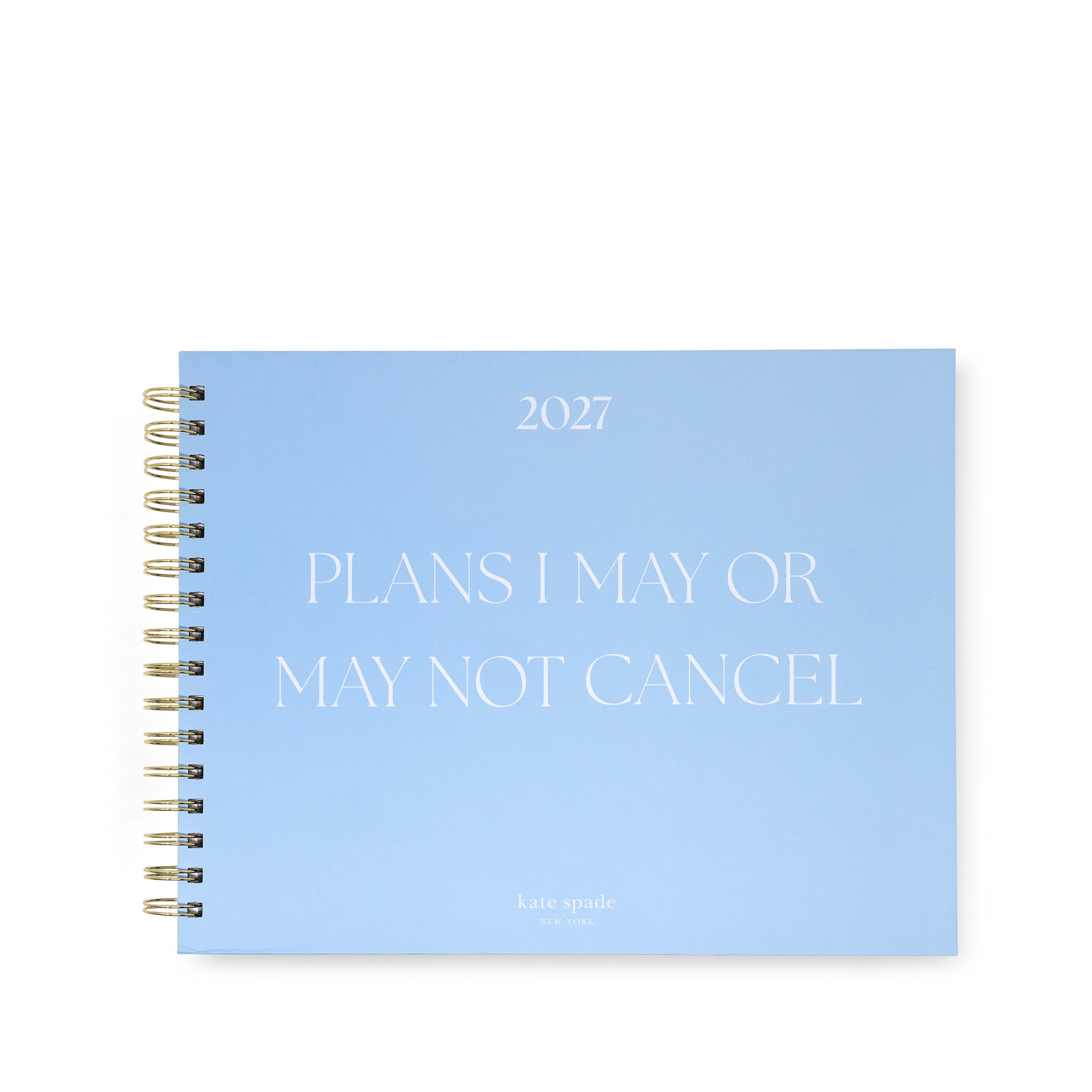 12 Month Planner - Horizontal Spiral - PLANS I MAY